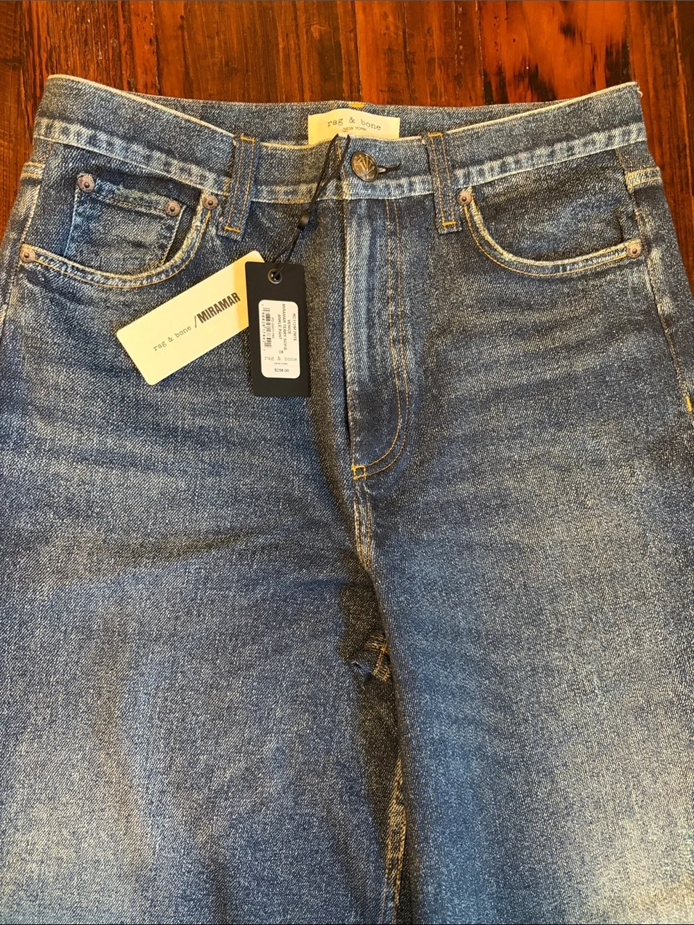 Rag & Bone NWT Miramar Viral Sweatpant Jeans Terry Sofie Ankle Pant, size 28